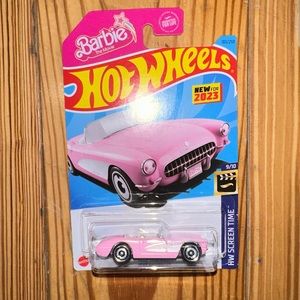 Collectible Barbie Hot Wheels 1956 Corvette